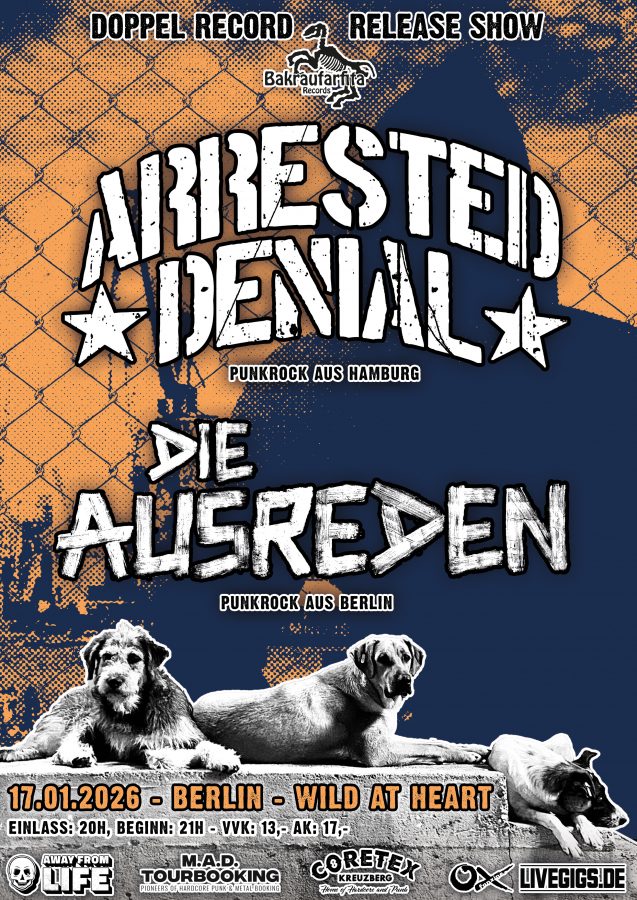 Arrested Denial Tour 2026