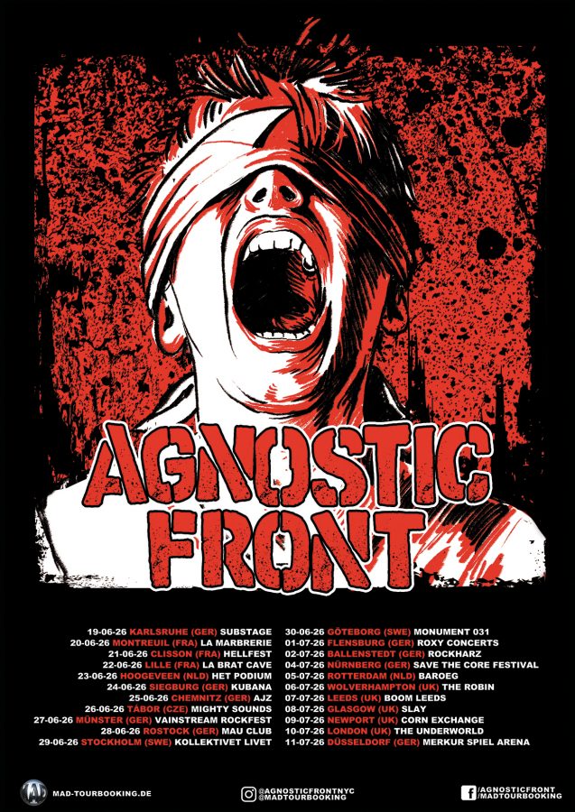 Agnostic Front Echoes in Eternity Tour 2026