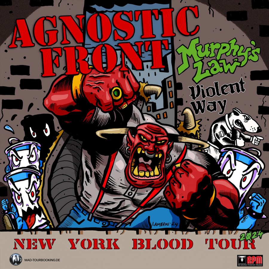 Agnostic Front New York Blood Tour 2024