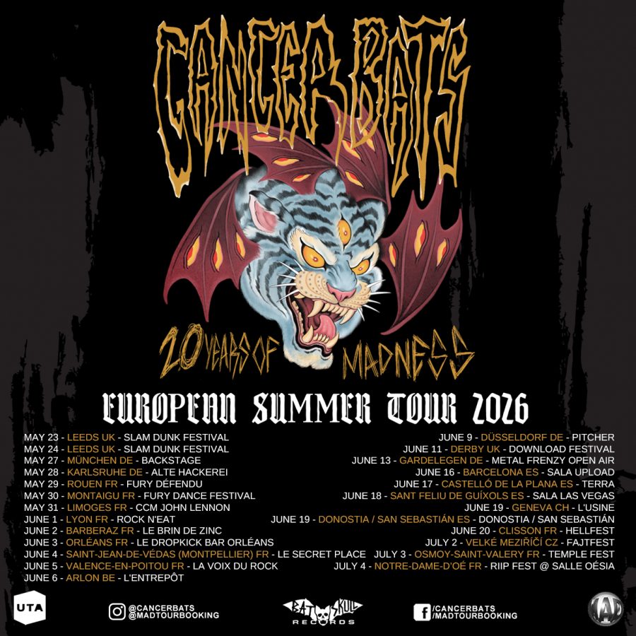 Cancer Bats  September -2026