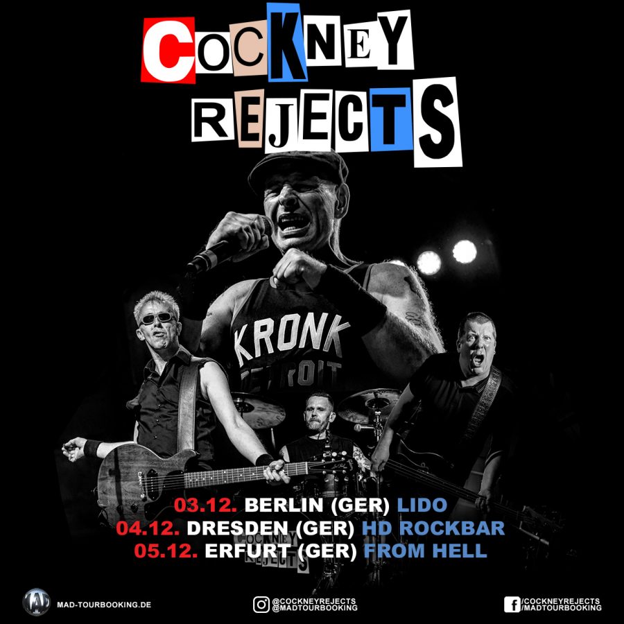 COCKNEY REJECTS  December 2026