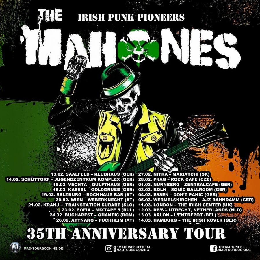 THE MAHONES   35th Anniversary Tour