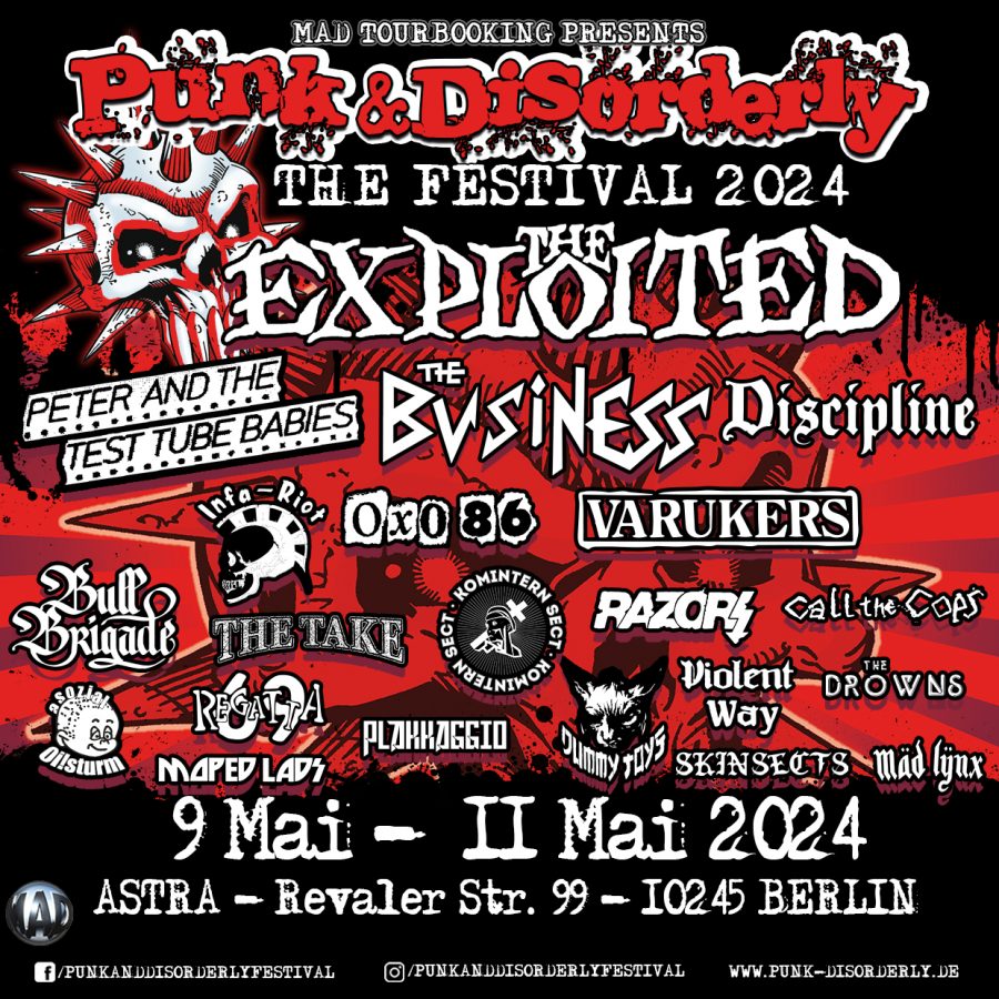 Punk & Disorderly Fest May 09-11, 2024