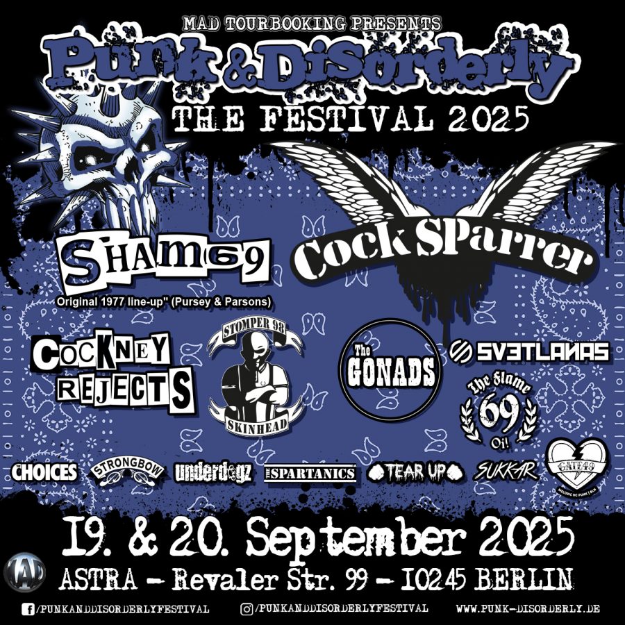 Punk & Disorderly Fest September 19-20, 2025