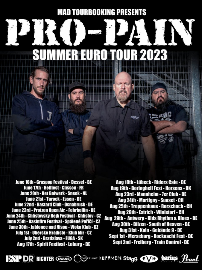 PRO-PAIN upcoming European Summer Shows