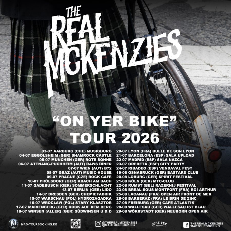 The Real McKenziesOn Yer Bike Tour